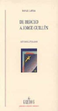 de berceo a jorge guillen: estudios literarios-9788424918545