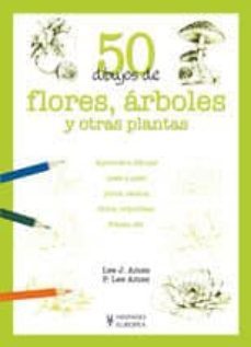 50 dibujos de flores, arboles y otras plantas-9788425517945
