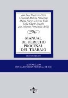 manual de derecho procesal del trabajo-9788430951345