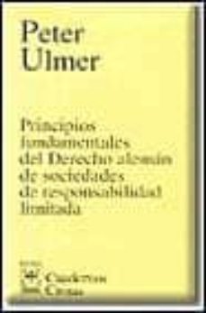 principios fundamentales del derecho aleman de sociedades de resp onsabilidad limitada-9788447011445