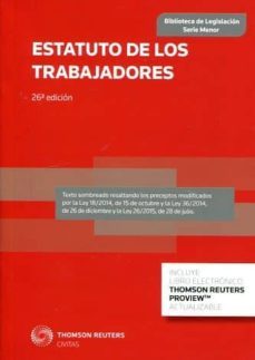 estatuto de los trabajadores (26ª ed.) (duo)-9788447051045