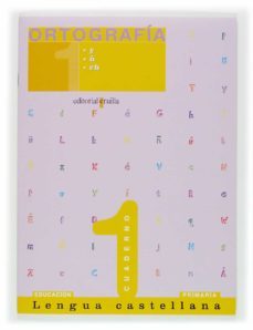 cuaderno lengua castellana. ortografia 1 1º primaria  catala-9788466108645