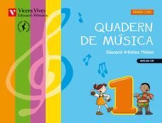 quadern de musica 1 + cd. comunitat valenciana 1º primaria-9788468218045
