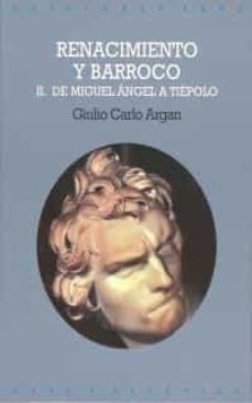 de miguel angel a tiepolo (renacimiento y barroco; t. 2)-9788476002445