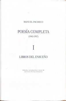 poesia completa (1943-1997) (3 vols.)-manuel pacheco-9788476714645