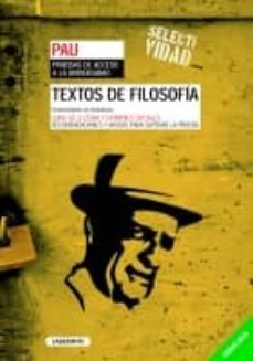 texpos de filosofia (universidades de andalucia: guias de lectura y examenes oficiales. recomendaciones y ayudas para superar l aprueba)-9788484834045
