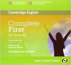 complete first for schools for spanish speakers class audio cd (3 cds)-9788490363645