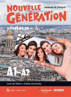nouvelle generation a1/a2 livre+cahier+cd+dvd (1º bachillerato)-9788490494745