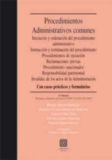 procedimientos administrativos comunes-9788498366945