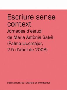 escriure sense context-lluisa julia-9788498831245
