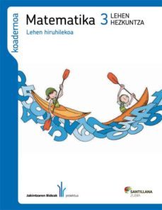 koad matematika jakint bideak  3-1leh   (pais vasco)-9788498943245