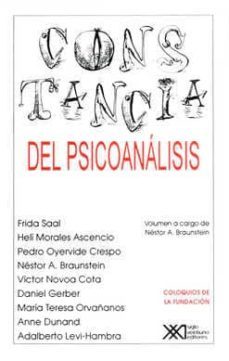 constancia del psicoanalisis-9789682319945