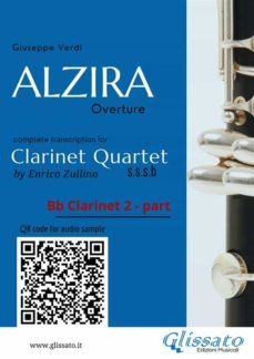 bb clarinet 2 part of "alzira" for clarinet quartet (ebook)-9791221378245