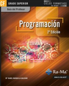 guia didactica. programacion. 2ª edicion (cfgs). edicion 2025-isabel mª barquilla galeano-9791387764845