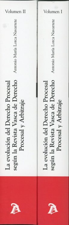 la evolución del derecho procesal según la revista vasca de derecho procesal y arbitraje. volumen i-antonio maria lorca navarrete-9791388250545