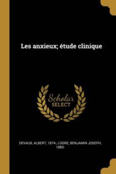 les anxieux etude clinique-9780274704255