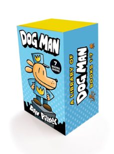 a library of dog man (books 1-7)-dav pilkey-9780702348655