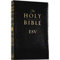 holy bible : english standard version, black, imitation leather, gift and award bible-9781581343755