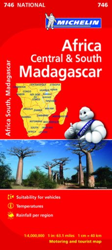 mapa national africa centro-sur, madagascar 2019 (ingles)-9782067172555