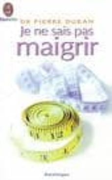 je ne sais pas maigrir-9782290332955