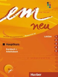 em neu 2008: hauptkurs: (l.1-5): kursbuch + arbeitsbuch + 1cd kur sbuch arbeitsbuch-9783195416955