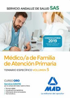medico de familia de atencion primaria del servicio andaluz de salud: temario especifico (vol. 5)-9788414230855