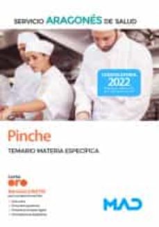 pinche del servicio aragonés de salud (salud-aragón). temario materia específica-9788414253755