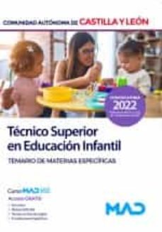 técnico superior en educación infantil de la administración de la comunidad de castilla y león. temario materias específicas-9788414263655