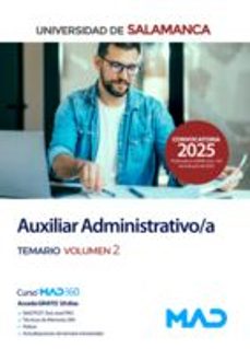 auxiliar administrativo/a. temario volumen 2-9788414299555
