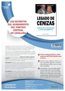 legado de cenizas: historia de la decadencia y caida del pujolismo-9788416541355