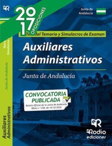 auxiliares administrativos de la junta de andalucia. test del temario y simulacros de examen-9788416745555