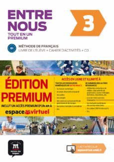 entre nous 3 livre de lélève + cahier dactivités + cd audio + code premium un an-9788417249755