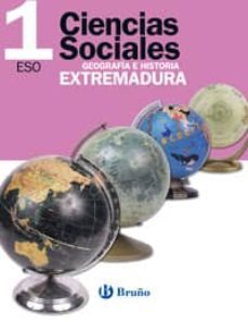 ciencias sociales geografía e historia 1 eso extremadura-9788421653555