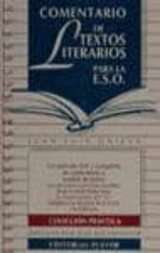 comentario de textos literarios para la eso  (2ª ed.)-9788435907255