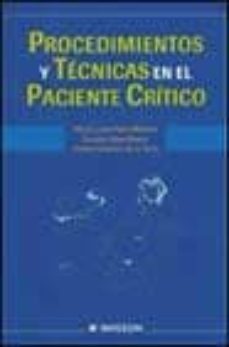 procedimientos y tecnicas en el paciente critico-9788445811955