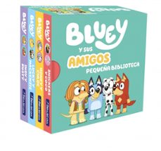 bluey. libro juguete - bluey y sus amigos. pequeña biblioteca (ed icion en español)-9788448870355
