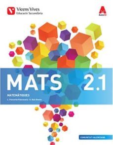 mats 2. comunitat valenciana. matematiques. llibre 1, 2 i 3 (aula 3d) segundo secundaria matematicas y estadistica valencia-9788468236155