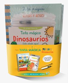 pack tinta magica: maquinas y dinosaurios-9788468374055