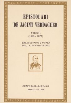 epistolari de jacint verdaguer tomo 1-9788472260955