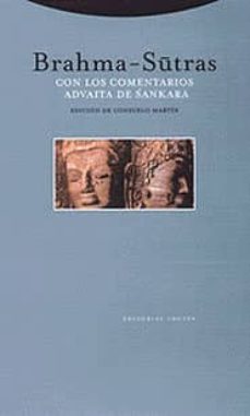 brahma-sutras: con los comentarios "advaita" de sankara-9788481643855