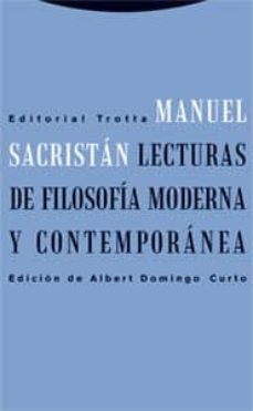 lecturas de filosofia moderna y contemporanea-9788481649055