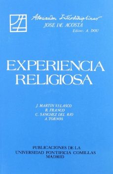 experiencia religiosa actas-juan martin velasco-9788485281855