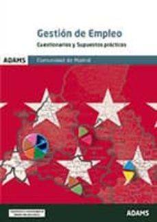 gestión de empleo de la comunidad de madrid. cuestionarios y supuestos prácticos-9788490840955
