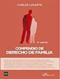 compendio de derecho de familia 6ª edicion-carlos lasarte alvarez-9788490859155