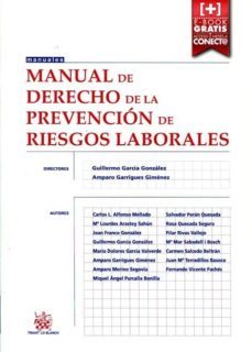 manual de derecho de la prevencion de riesgos laborales-guillermo garcia gonzalez-9788490869055