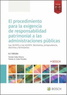el procedimiento para la exigencia de responsabilidad patrimonial a las administraciones publicas-9788490906255