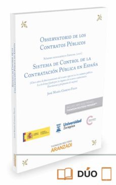 observatorio de los contratos publicos. sistema de control de la contratacion publica en españa-9788490995655