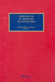 simplificar el derecho de sociedades (ebook)-9788491231455