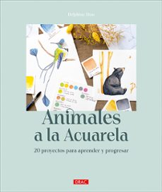 animales a la acuarela-delphine dion-9788498748055