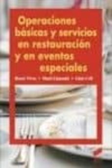 operaciones basicas y servicios en restauracion y en eventos espe ciales-9788499589855